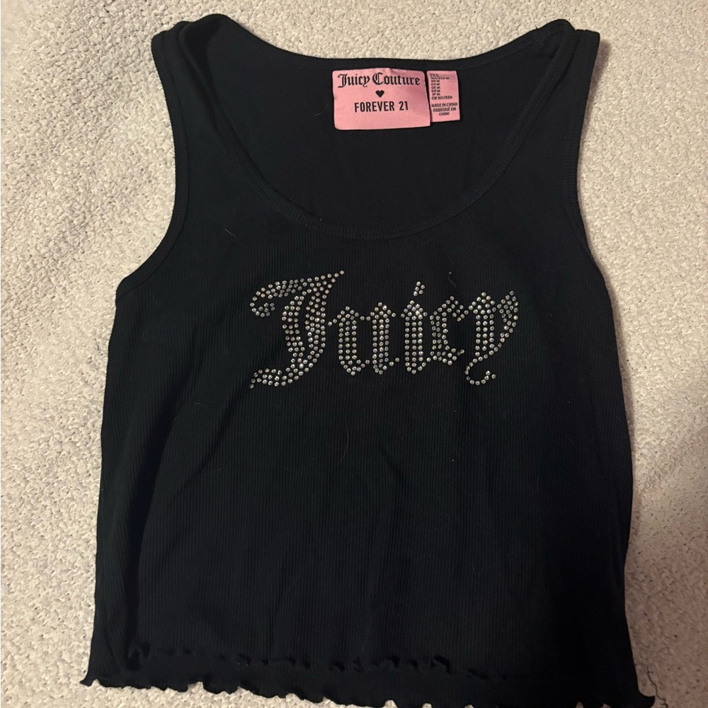 Juicy Couture Black Tank Top